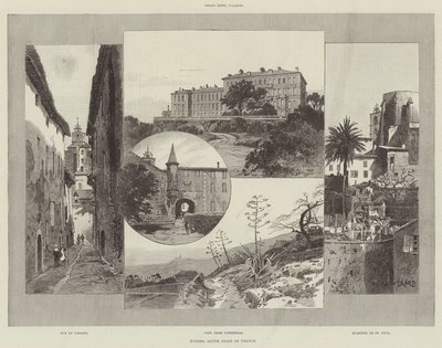 Hyeres, South Coast of France by Charles Auguste Loye