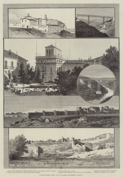 In South-West Spain, on the Zafra and Huelva Railway by Charles Auguste Loye