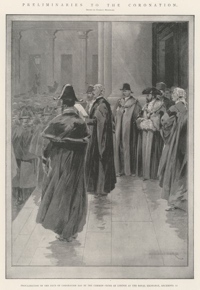 Preliminaries to the Coronation by Charles Auguste Loye