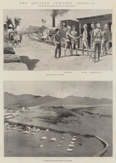 The Advance towards Dongola by Charles Auguste Loye