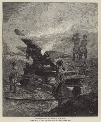 The Defence of Kars, the Last Shot fired by Charles Auguste Loye