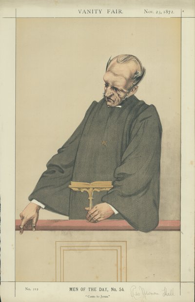 The Rev Newman Hall by Charles Auguste Loye