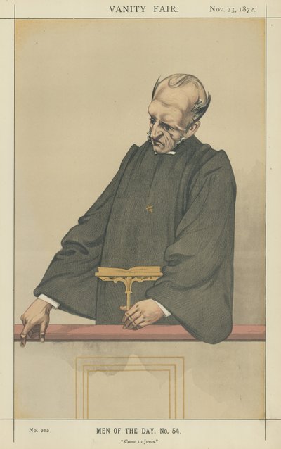 The Reverend Newman Hall by Charles Auguste Loye