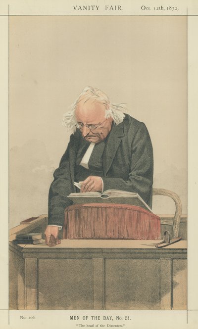 The Reverend Thomas Binney by Charles Auguste Loye