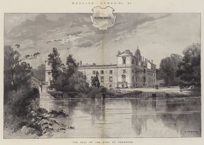 Wilton House, the Seat of the Earl of Pembroke by Charles Auguste Loye