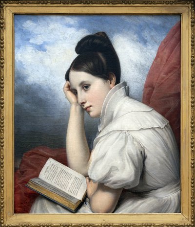 The Reader by Charles Auguste Steuben