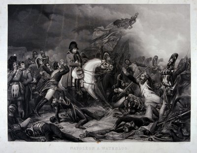 Napoleon at the Battle of Waterloo by Carl von Steuben