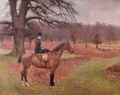Lady Mabel Bridgeman on Claribel, 1885 by Charles Augustus Henry Lutyens