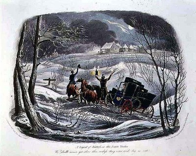A Signal of Distress, or The Christmas Visitor, engraved by R.G. Reeve pub. by Thomas McLean by Charles B. (after) Newhouse