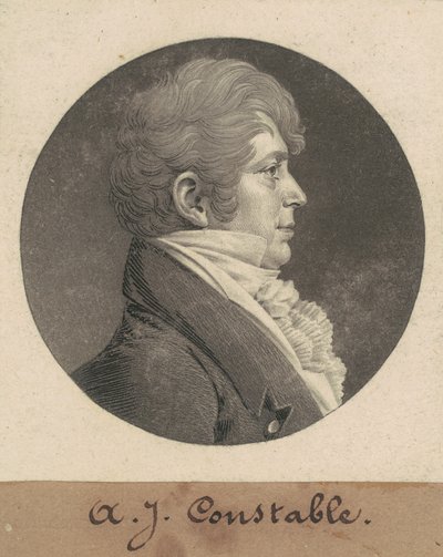 A. J. Constable by Charles B. J. Févret de Saint Mémin