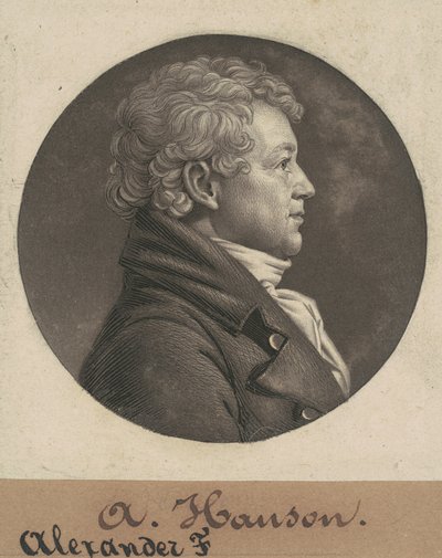 Alexander Contee Hanson by Charles B. J. Févret de Saint Mémin