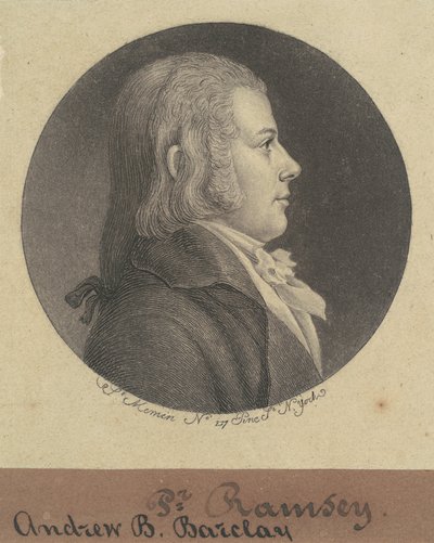 Andrew D. Barclay by Charles B. J. Févret de Saint Mémin