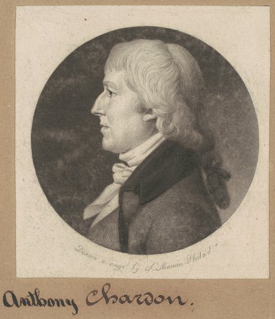 Anthony Chardon by Charles B. J. Févret de Saint Mémin