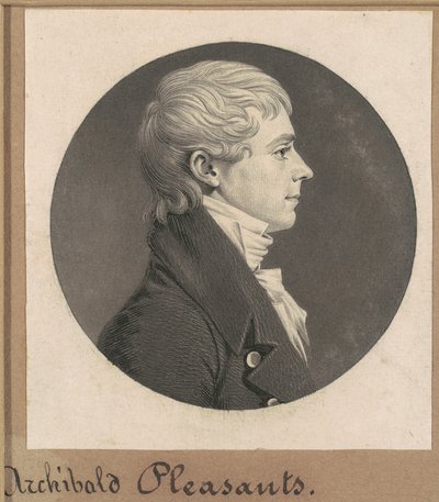 Archibald Pleasants, Jr. by Charles B. J. Févret de Saint Mémin