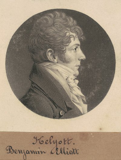 Benjamin Elliott by Charles B. J. Févret de Saint Mémin
