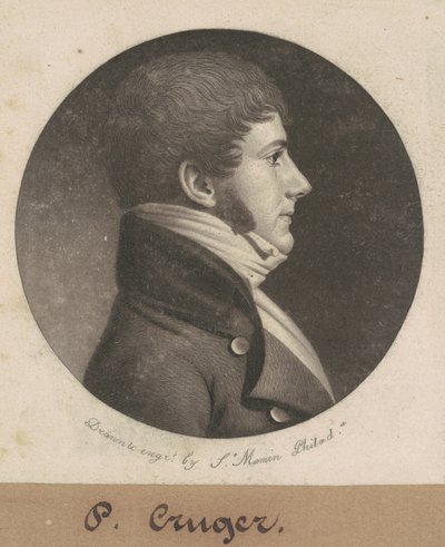 Bertram Peter Cruger by Charles B. J. Févret de Saint Mémin