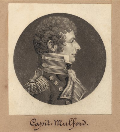 Captain Clarence Mulford by Charles B. J. Févret de Saint Mémin