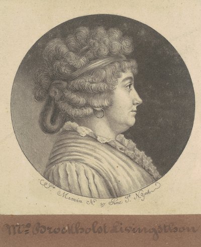 Catherine Keteltas Livingston by Charles B. J. Févret de Saint Mémin