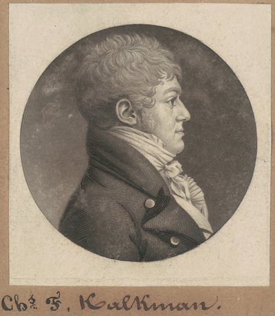 Charles F. Kalkman by Charles B. J. Févret de Saint Mémin
