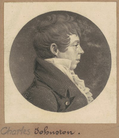 Charles Johnston by Charles B. J. Févret de Saint Mémin