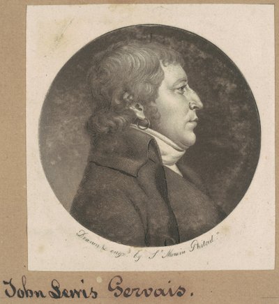Charles N. D. Gervais by Charles B. J. Févret de Saint Mémin