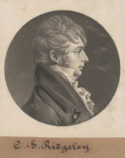 Charles Sterett Ridgely by Charles B. J. Févret de Saint Mémin