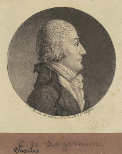 Charles de Lagarenne by Charles B. J. Févret de Saint Mémin