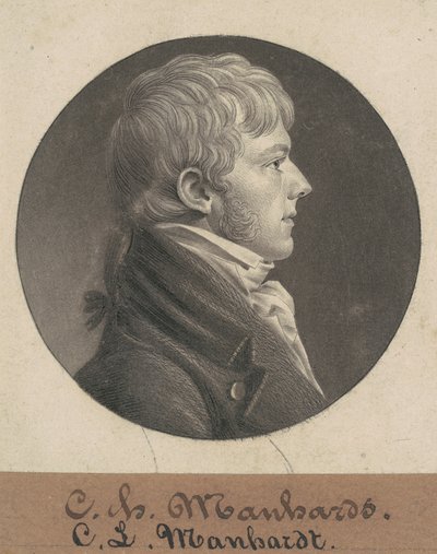 Christian Luis Mannhardt by Charles B. J. Févret de Saint Mémin