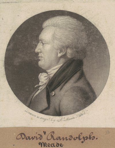 David Meade Randolph by Charles B. J. Févret de Saint Mémin