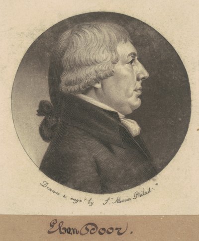 Ebenezer Dorr by Charles B. J. Févret de Saint Mémin