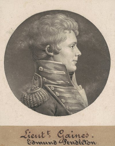 Edmund Pendleton Gaines by Charles B. J. Févret de Saint Mémin