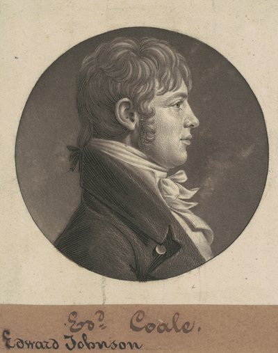 Edward Johnson Coale by Charles B. J. Févret de Saint Mémin