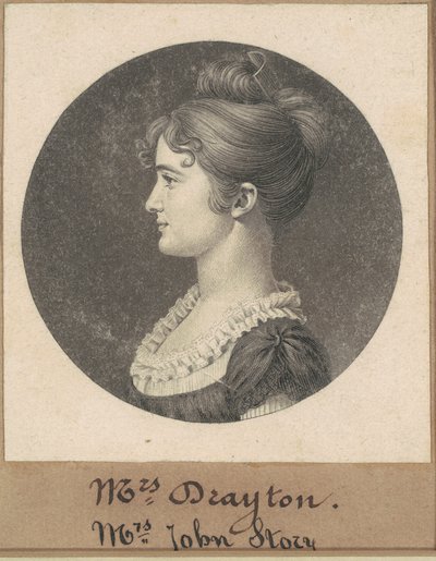 Elizabeth Porcher Gaillard Stoney by Charles B. J. Févret de Saint Mémin