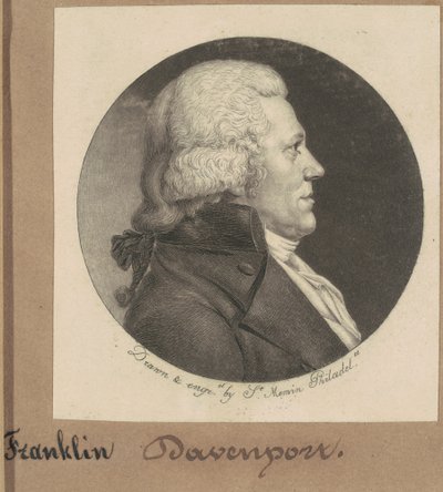Franklin Davenport by Charles B. J. Févret de Saint Mémin