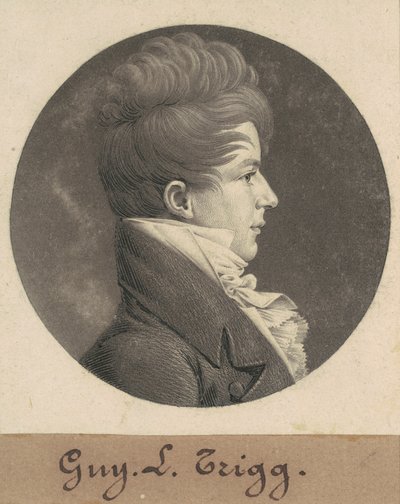 Guy L. Trigg by Charles B. J. Févret de Saint Mémin
