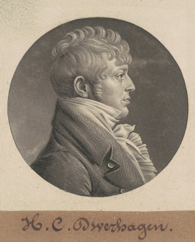 H. C. Dwerhagen by Charles B. J. Févret de Saint Mémin