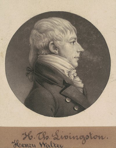 Henry Walter Livingston by Charles B. J. Févret de Saint Mémin