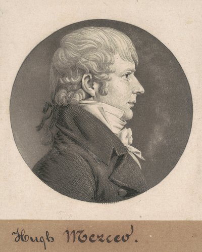 Hugh Tenant Weedon Mercer by Charles B. J. Févret de Saint Mémin