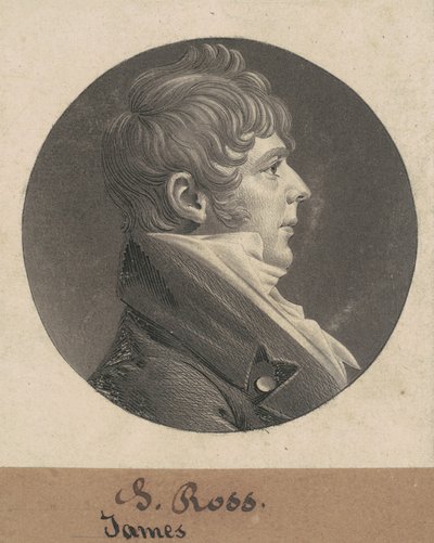 J. Ross by Charles B. J. Févret de Saint Mémin