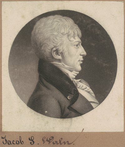Jacob S. Waln by Charles B. J. Févret de Saint Mémin