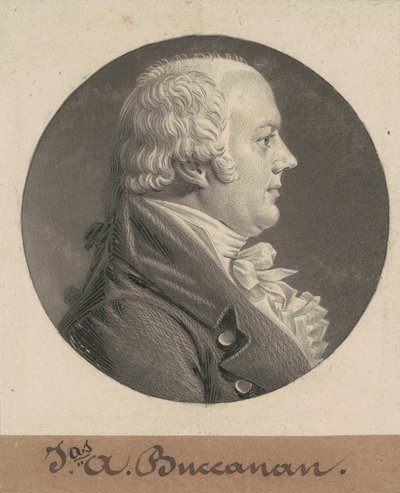 James A. Buchanan by Charles B. J. Févret de Saint Mémin