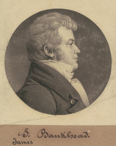 James Bankhead by Charles B. J. Févret de Saint Mémin