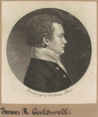 James R. Caldwell by Charles B. J. Févret de Saint Mémin