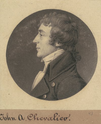 Jean Auguste Marie de Chevallier by Charles B. J. Févret de Saint Mémin