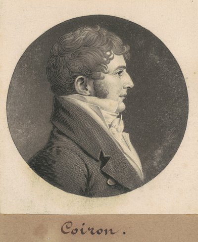 Jean Joseph Coiron by Charles B. J. Févret de Saint Mémin