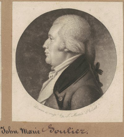 Jean Marie Soulier by Charles B. J. Févret de Saint Mémin
