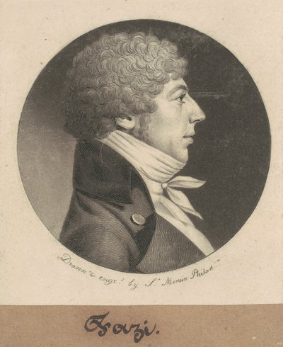 Jean Salomon Fazi by Charles B. J. Févret de Saint Mémin