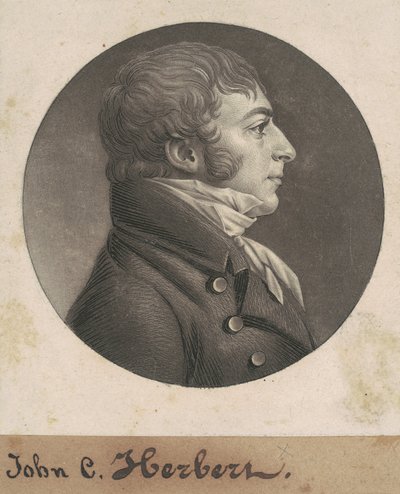 John Carlyle Herbert by Charles B. J. Févret de Saint Mémin