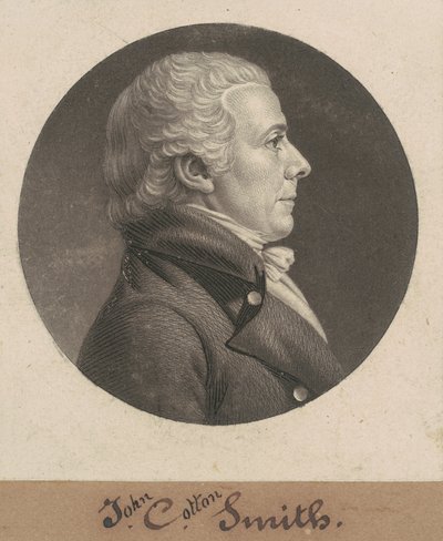 John Cotton Smith by Charles B. J. Févret de Saint Mémin