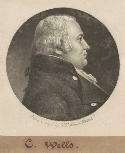 John Craig Wells by Charles B. J. Févret de Saint Mémin